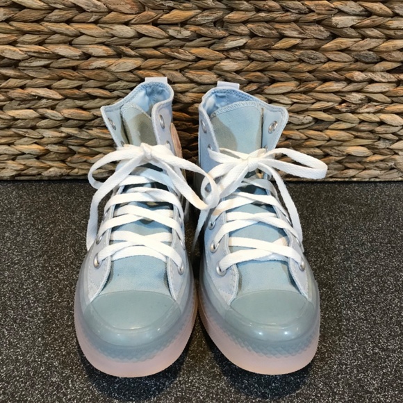 Unisex Converse Chuck Taylor Baby Blue CX High " Stretch Canvas HighTops - Picture 5 of 13